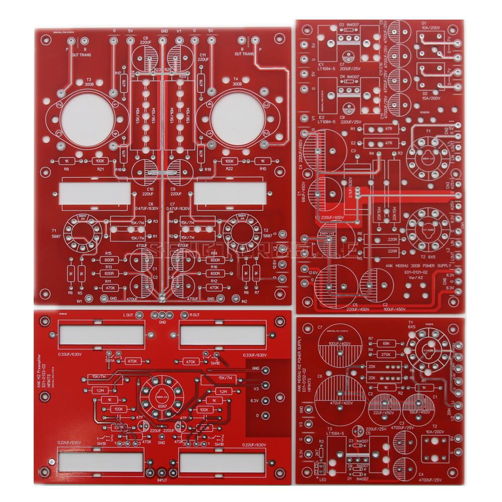 Tube Amplifier 300B Single Ended - PCB amplificatore single-ended a tubo HiFi