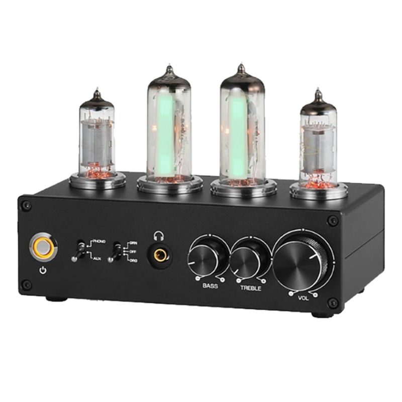 Tube Phono Stage Mm Mc - AB25-T9 Mini 6E2 MM/MC Preamplificatore Phono