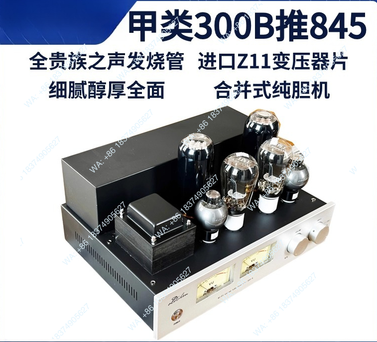 Class A Tube Amplifier 845 - 300B spinge l'amplificatore di potenza a
