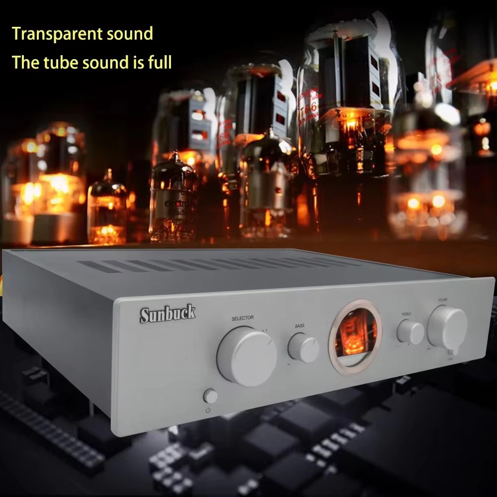 Tube Preamp 12Ax7 Phono - Sunbuck Phono Preamplificatore bilanciato outputt 6Z5P
