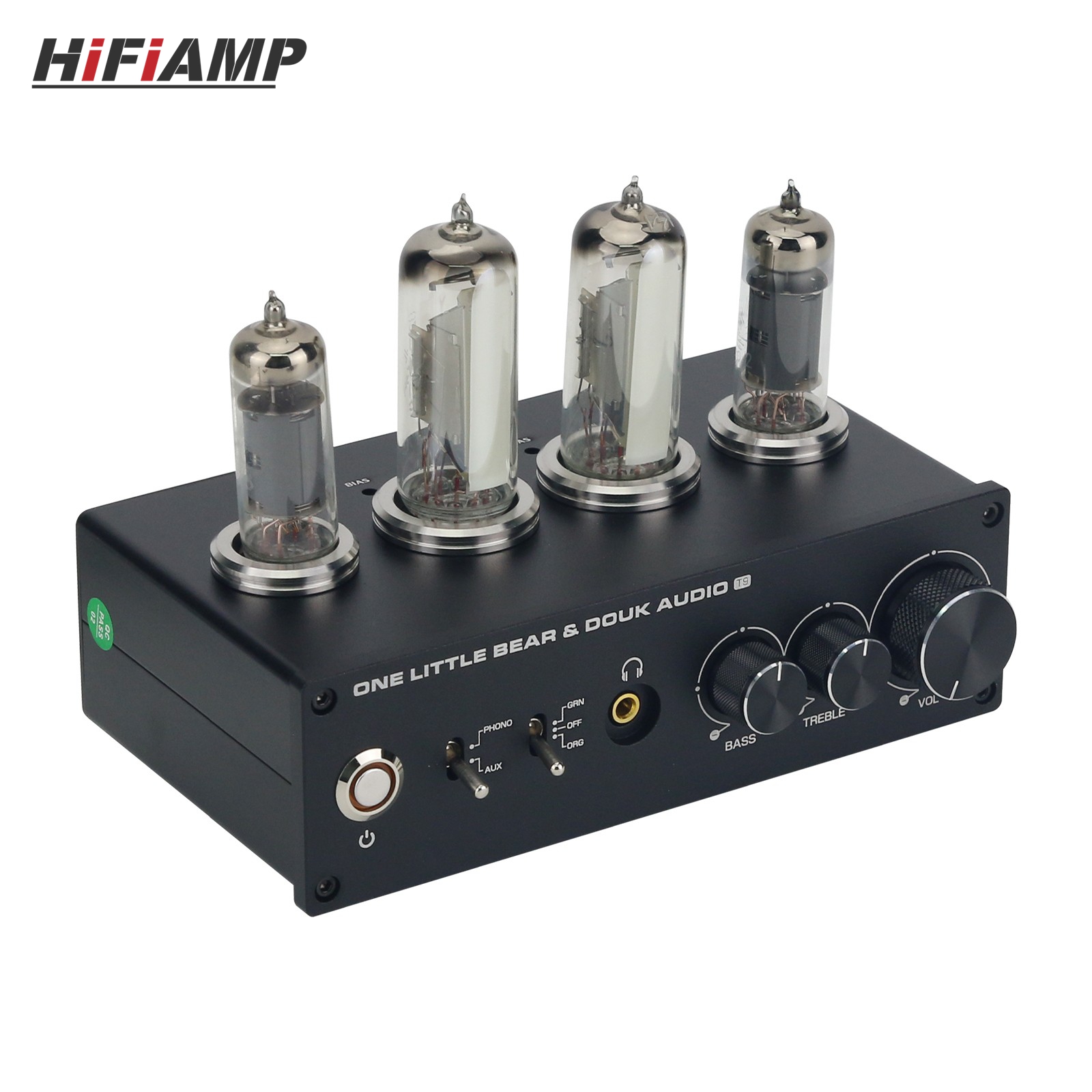 Tube Phono Stage Mm Mc - Preamplificatore HiFiAMP T9 2x6E2 Amplificatore valvolare