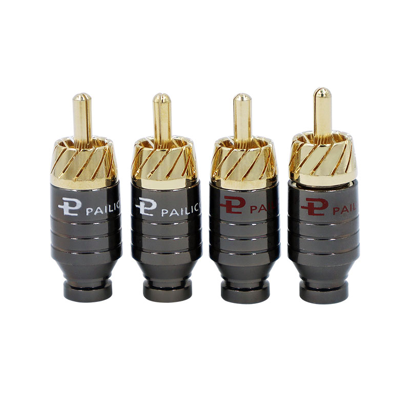 Tube Headphone Amplifier Otl - 4 Pezzi Connettori RCA di Lusso