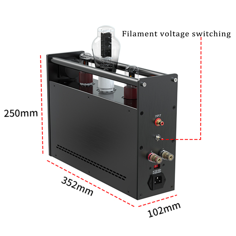 300B 845 HIFI single-ended HI  - Class A Tube Amplifier 845 recensione e prezzo
