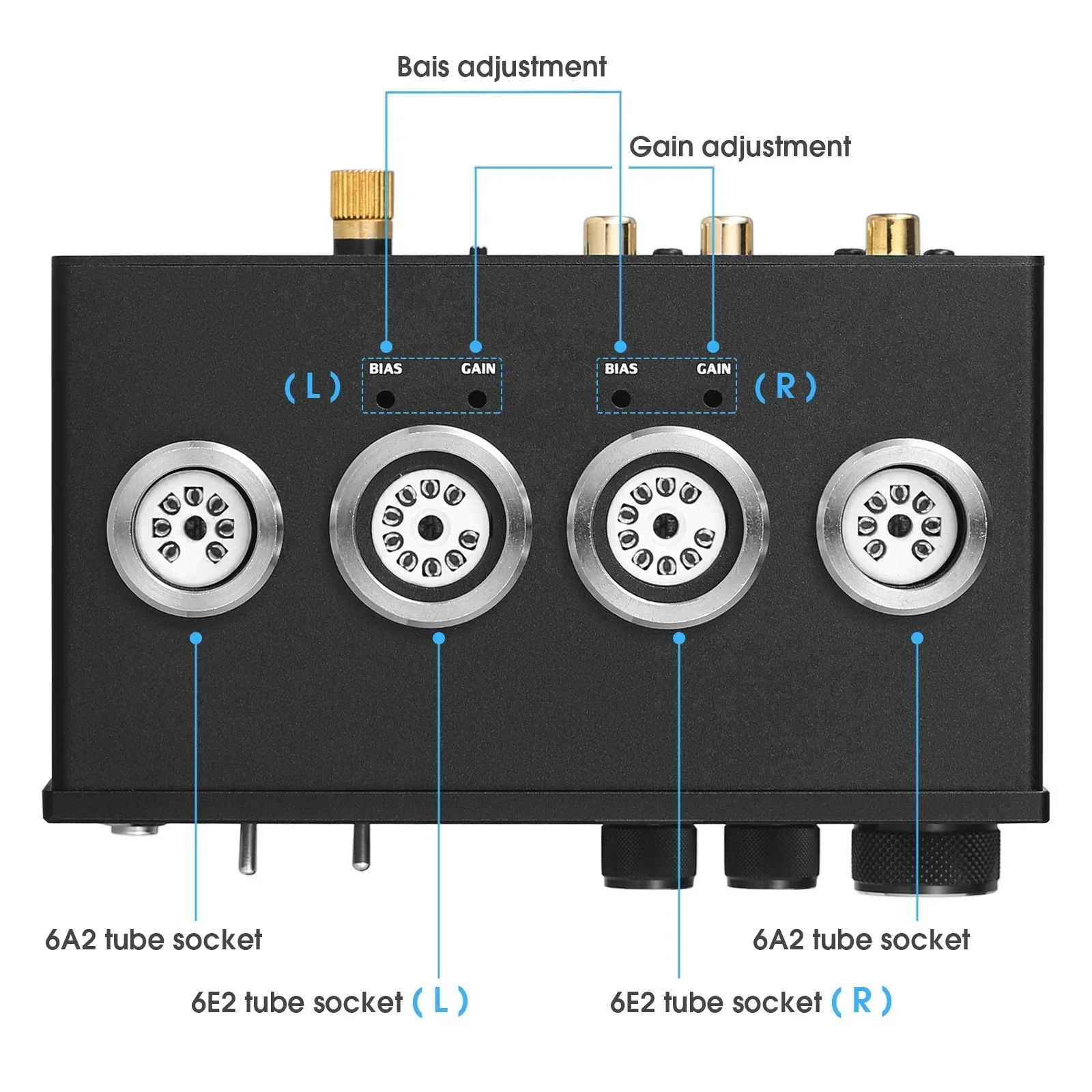 Douk Audio T9 Mini 6E2 Stereo  - Tube Phono Stage Mm Mc recensione e prezzo