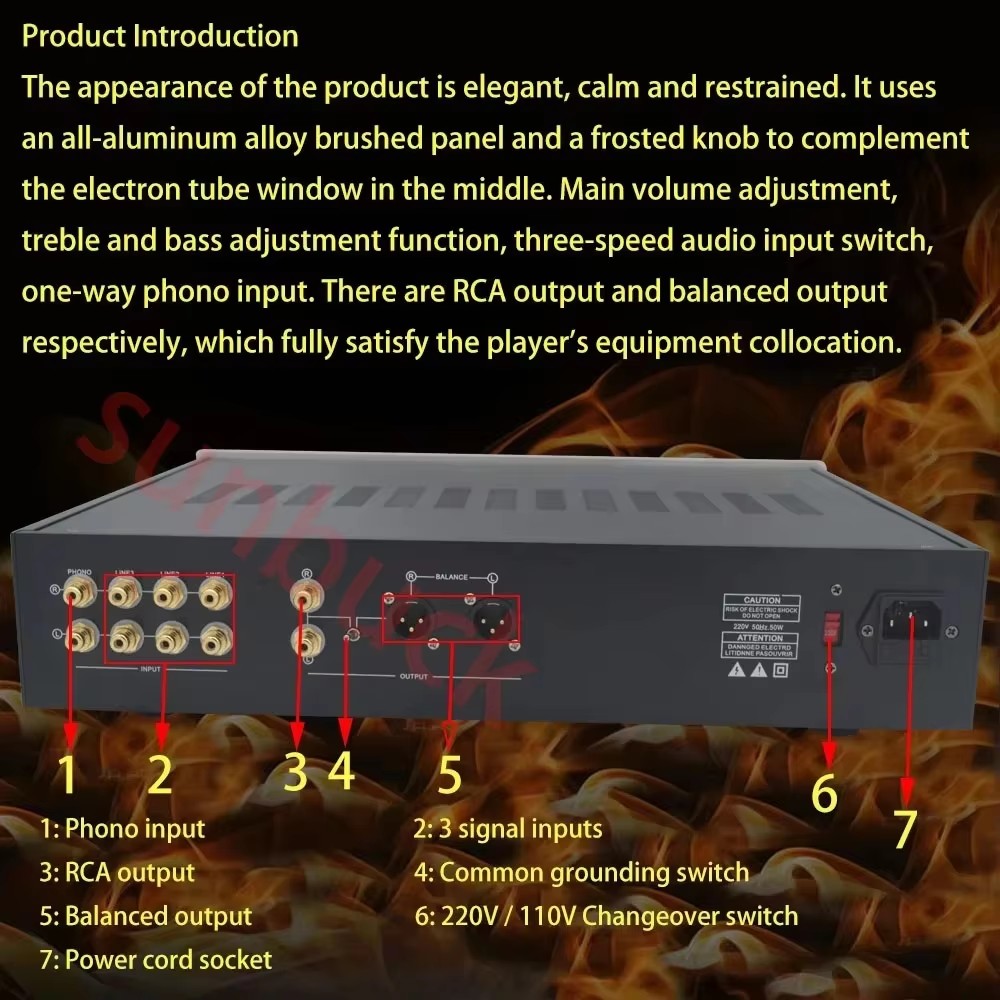Preamplificatore Phono Sunbuck - Tube Preamp 12Ax7 Phono recensione e prezzo