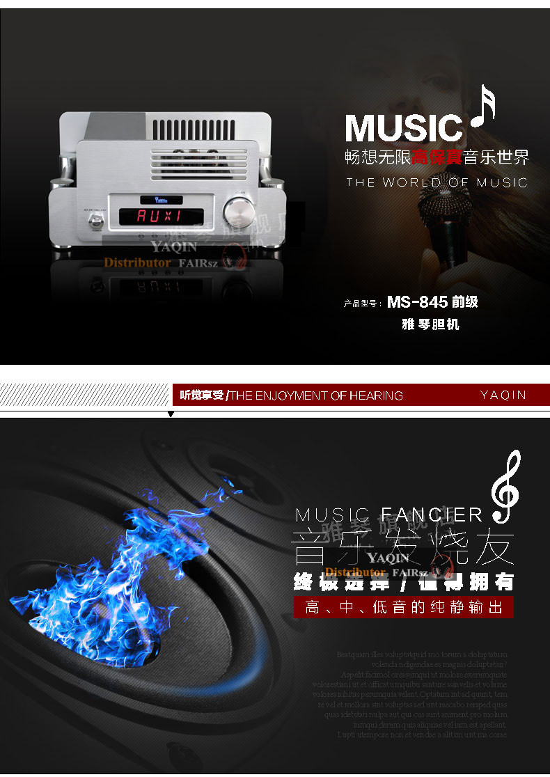YAQIN MS-845 Classe A Tubo a V - Class A Tube Amplifier 845 recensione e prezzo