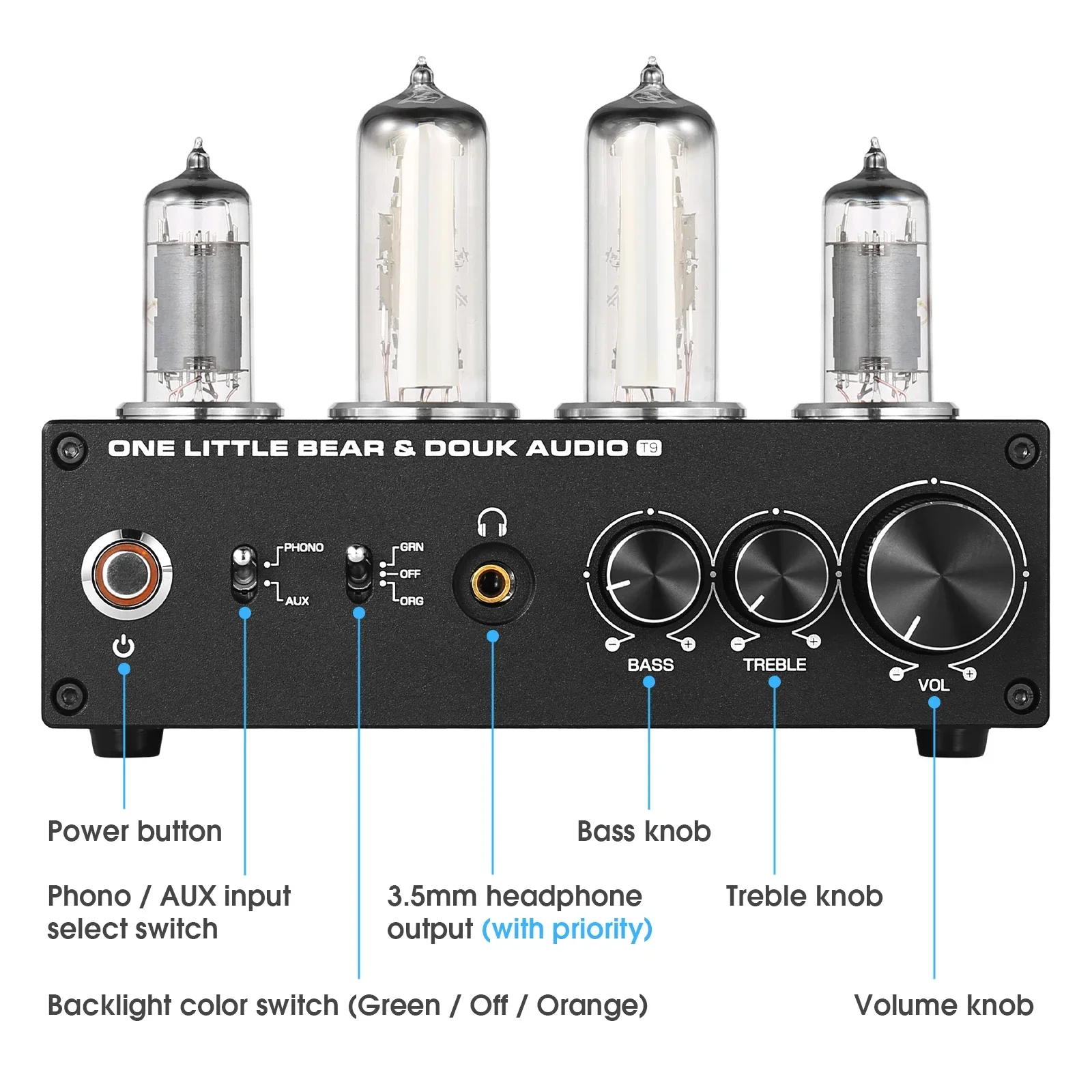 Nobsound T9 Mini 6E2 MM/MC Pho - Tube Phono Stage Mm Mc recensione e prezzo